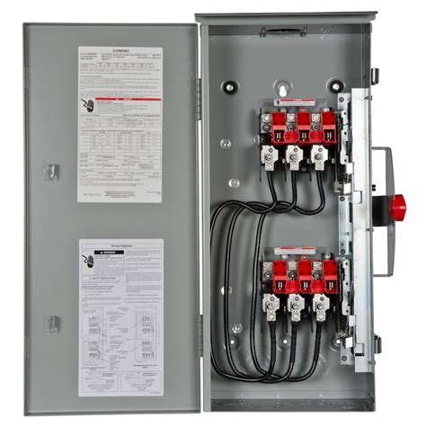 100 amp 3 pole electrical disconnect box|100 amp three phase disconnect.